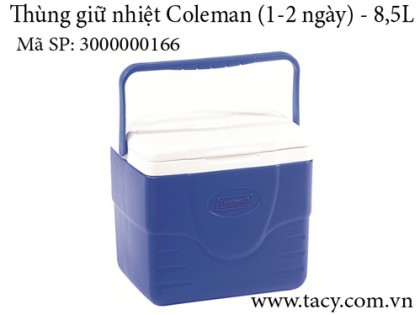 Thùng giữ nhiệt Coleman 8.5L - 2 màu - Xanh dương & Đỏ