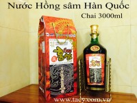 NƯỚC HỒNG SÂM 3000ml