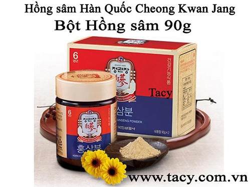 BỘT HỒNG SÂM HÀN QUỐC 90g/Hộp