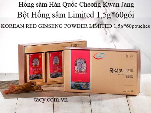 BỘT HỒNG SÂM LIMITED KGC HÀN QUỐC