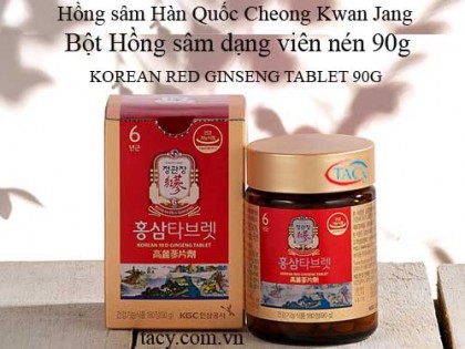 BỘT HỒNG SÂM VIÊN NÉN KGC 90g/Hộp