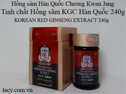 CAO HỒNG SÂM KGC HÀN QUÔC 240G