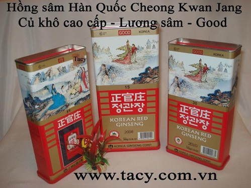 HỒNG SÂM CỦ KHÔ HÀN QUỐC - LƯƠNG SÂM - GOOD