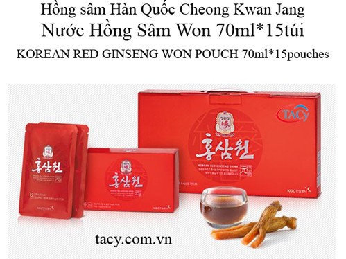 HỒNG SÂM WON 70ml x 15gói
