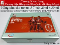 HỒNG SÂM KGC CHO TRẺ EM 5-7tuổi 