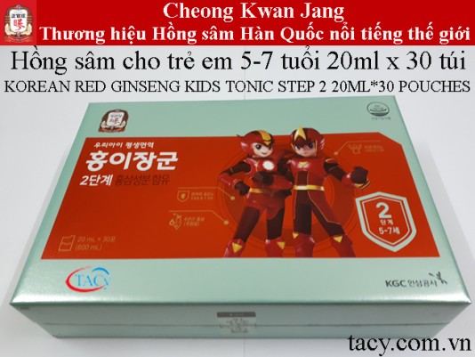 HỒNG SÂM KGC CHO TRẺ EM 5-7tuổi