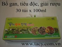 BỔ GAN TIÊU ĐỘC GIẢI RƯỢU GOLD