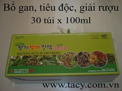 BỔ GAN TIÊU ĐỘC GIẢI RƯỢU GOLD