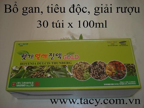 BỔ GAN TIÊU ĐỘC GIẢI RƯỢU GOLD